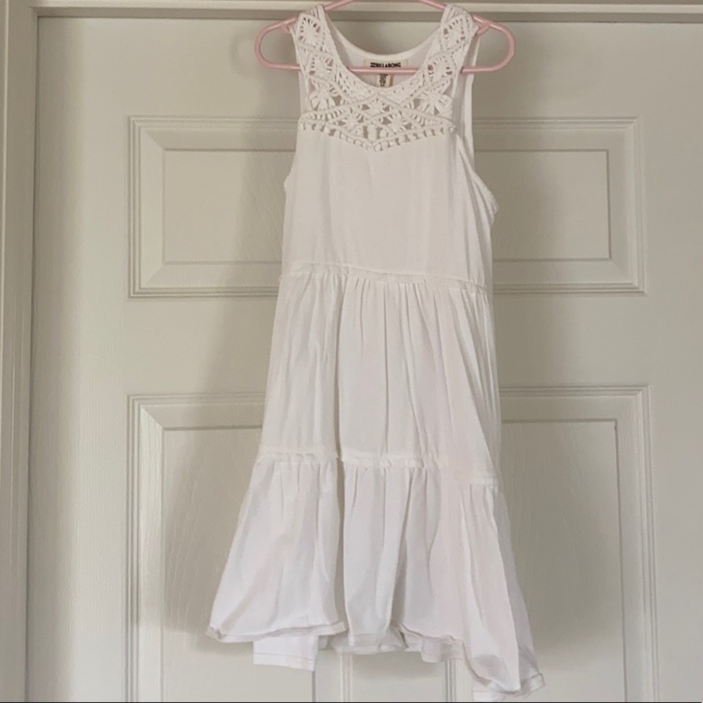 Girls Billabong White dress